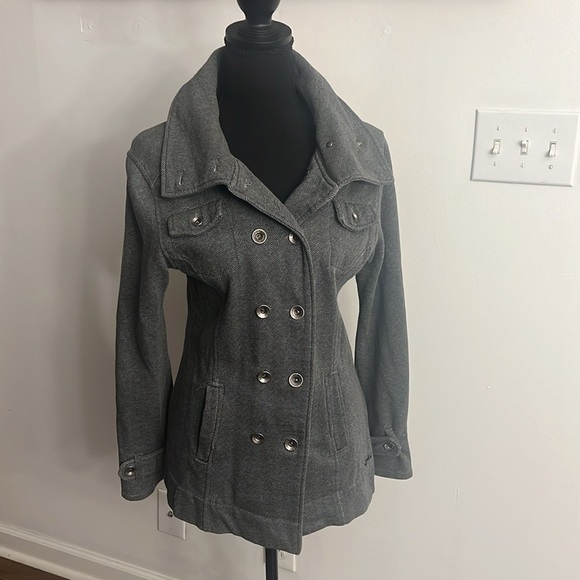 Ezekiel Cotton Pea Coat with Hood, sz S. - Picture 6 of 12